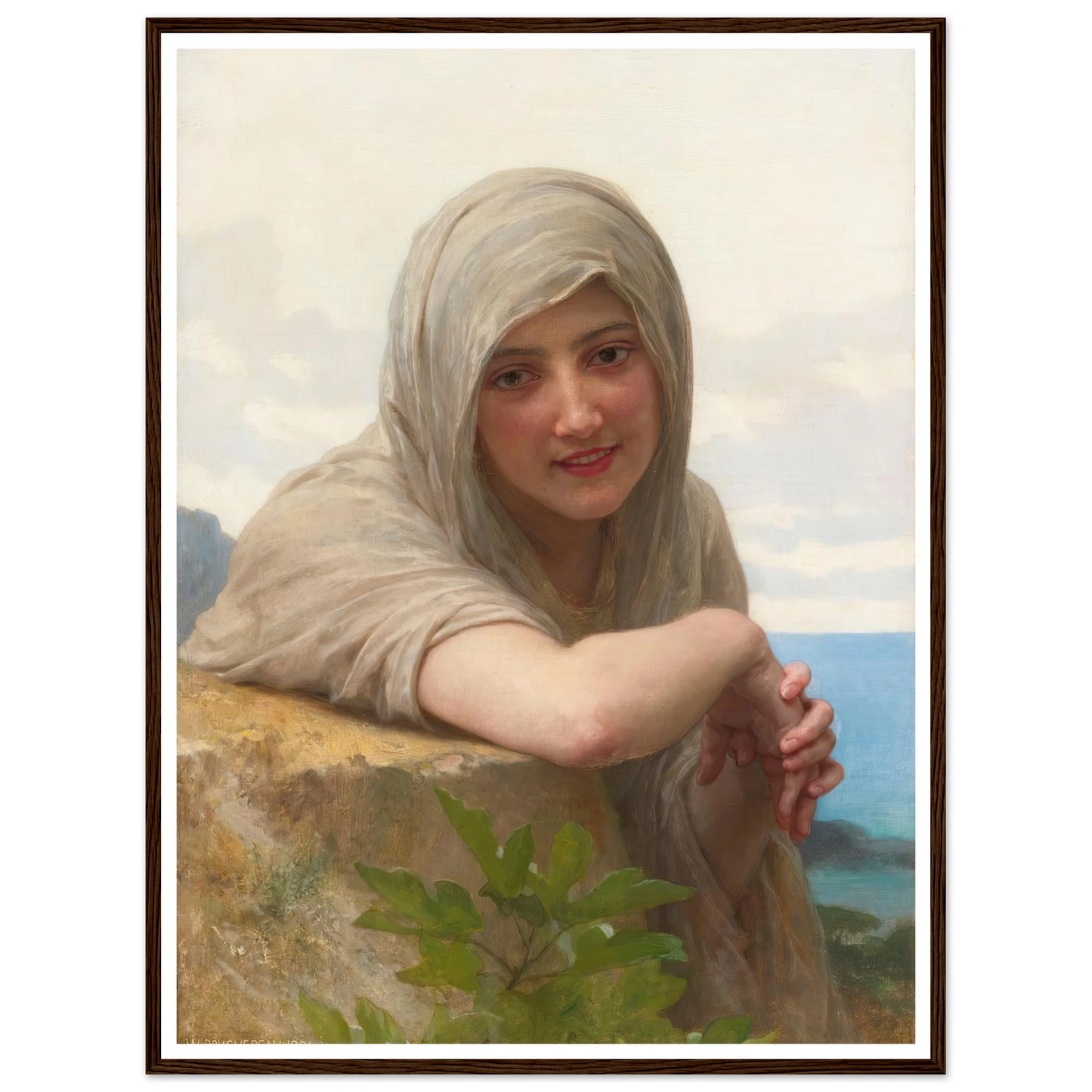 Souvenir (1894) Art Print | William Bouguereau-Quipham Collections