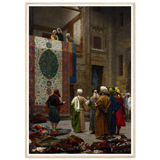 The Carpet Merchant (circa 1887) Art Print | Jean Leon Gerome-Quipham Collections