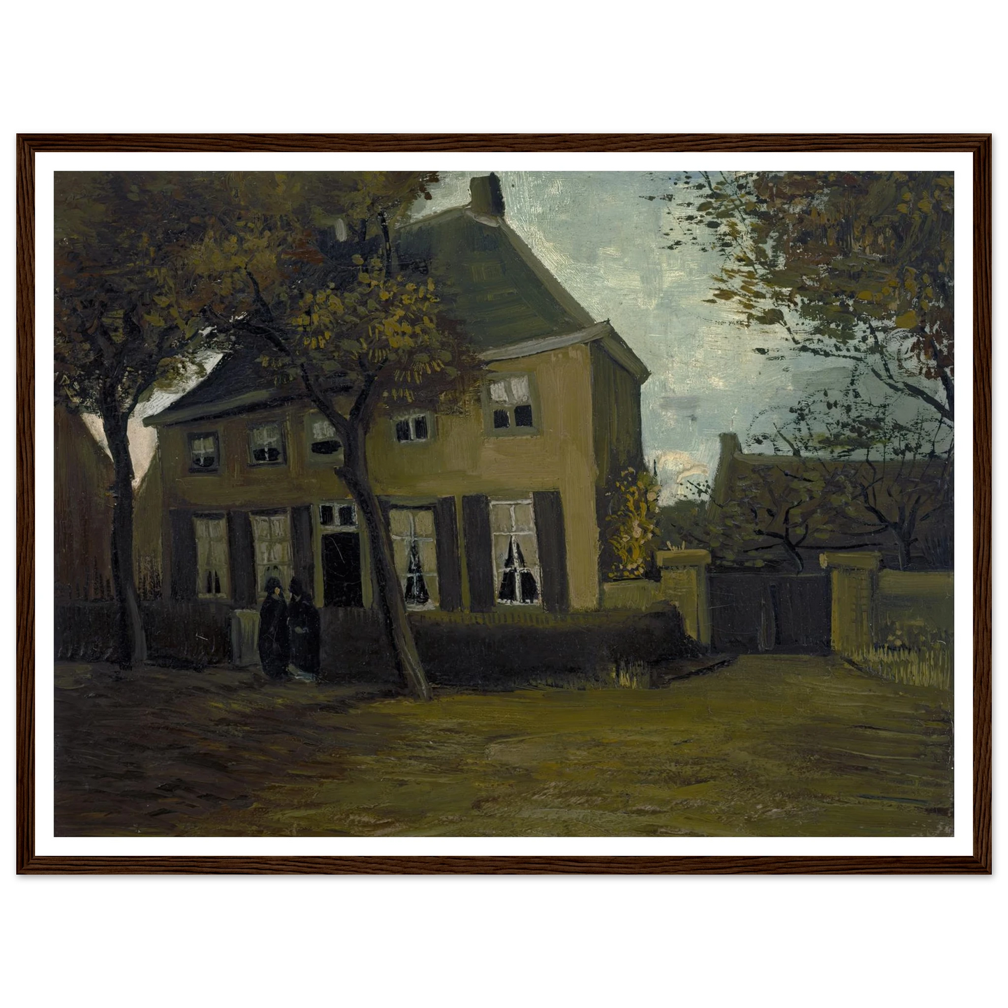 The vicarage at Nuenen (1885) Art Print | Vincent van Gogh-Quipham Collections