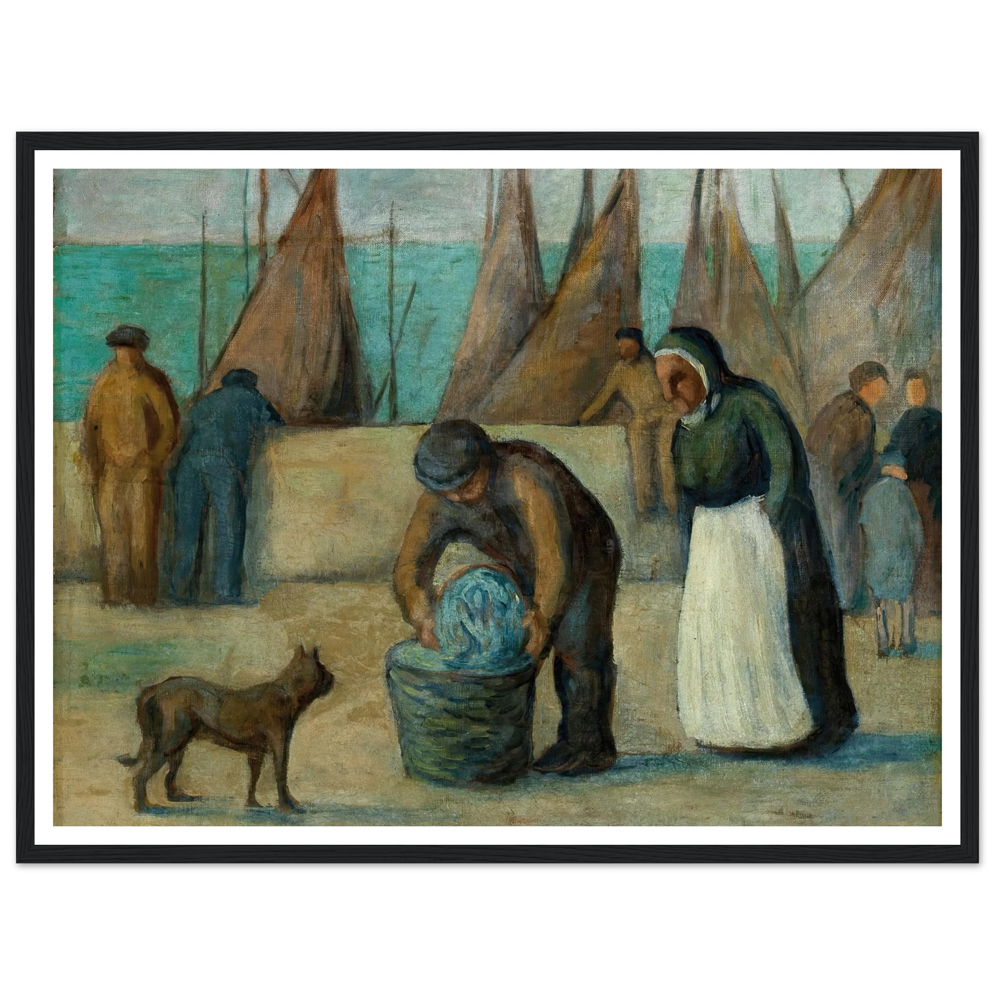 La Rentrée des Pécheurs Art Print | Maximilien Luce-Quipham Collections