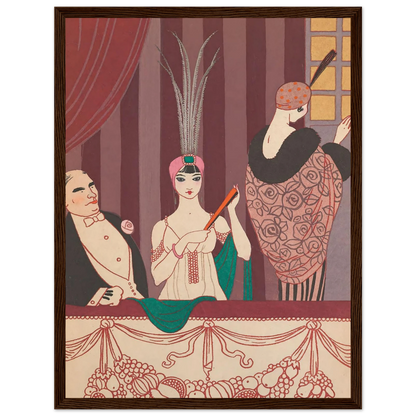 La Loge (1914) Art Print | George Barbier-Quipham Collections