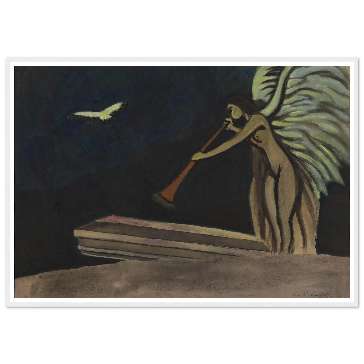 Résurrection (1928) Art Print | Leon Spilliaert-Quipham Collections