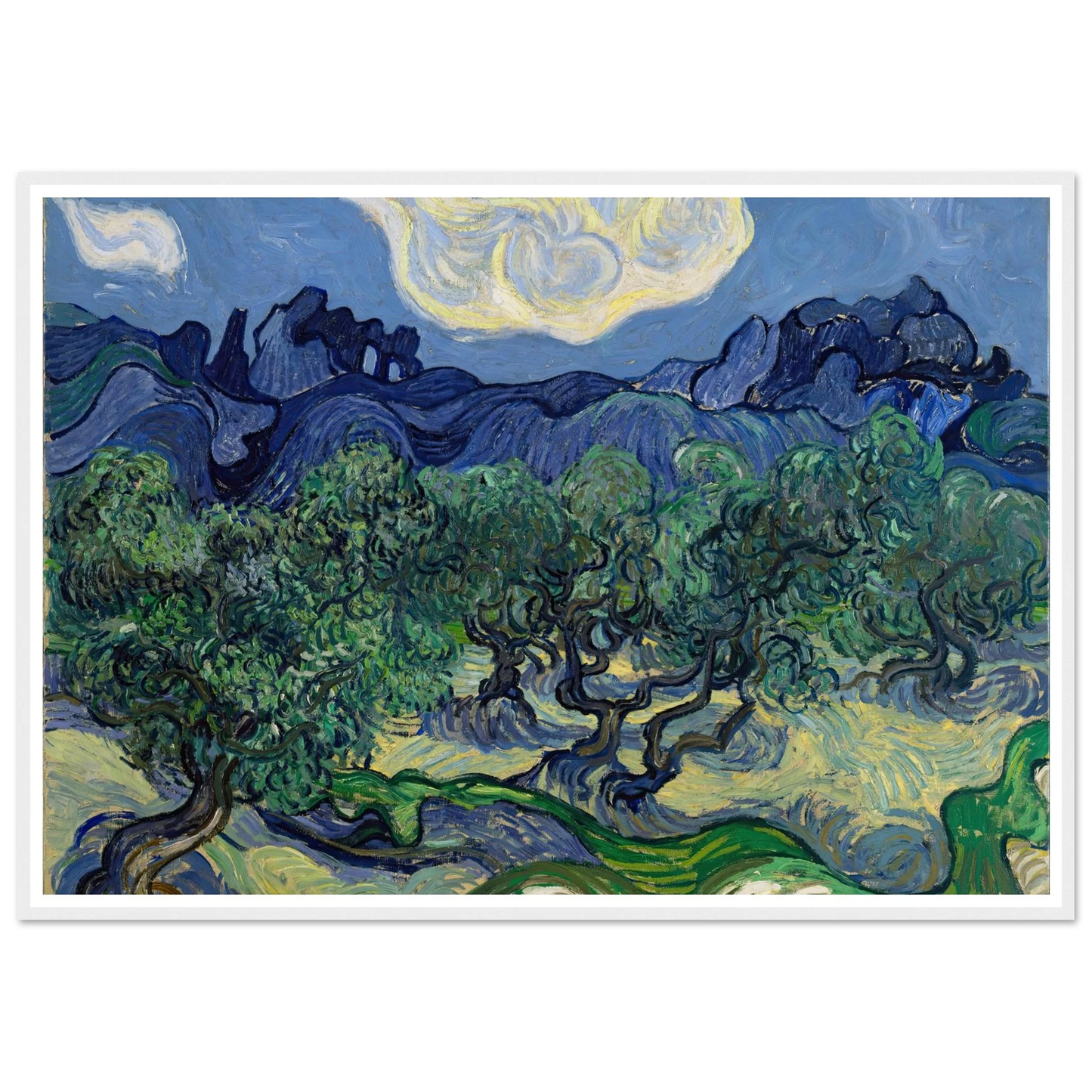 The Olive Trees (1889) Art Print | Vincent van Gogh-Quipham Collections