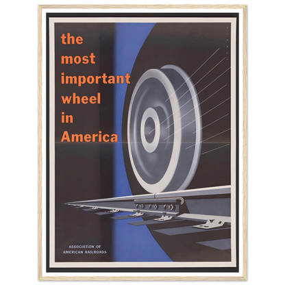 The most important wheels in America. (1952) Art Print | Joseph Binder-Quipham Collections