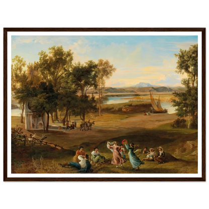 An idyllic southern landscape Art Print | Josef Hoffmann-Quipham Collections