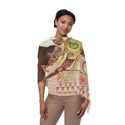 Heather | Alphonse Mucha Scarf – Art Nouveau Scarf-Quipham Collections