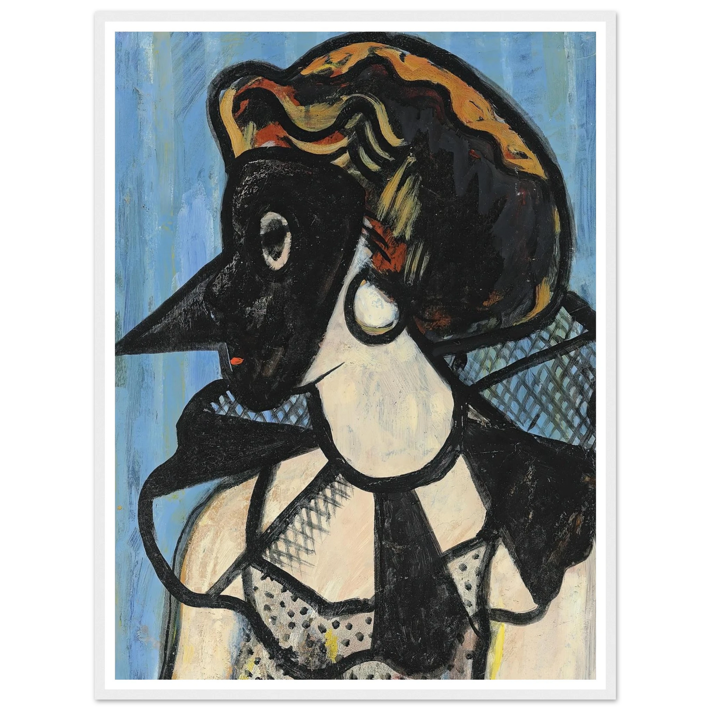 Femme au masque (circa 1938-1939) Art Print | Francis Picabia-Quipham Collections