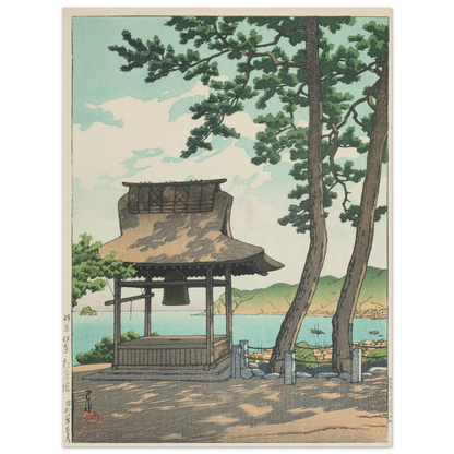 Izu Ito Shugetsuin (Shugetsu Temple in Ito, Izu) (1933) Art Print | Kawase Hasui-Quipham Collections