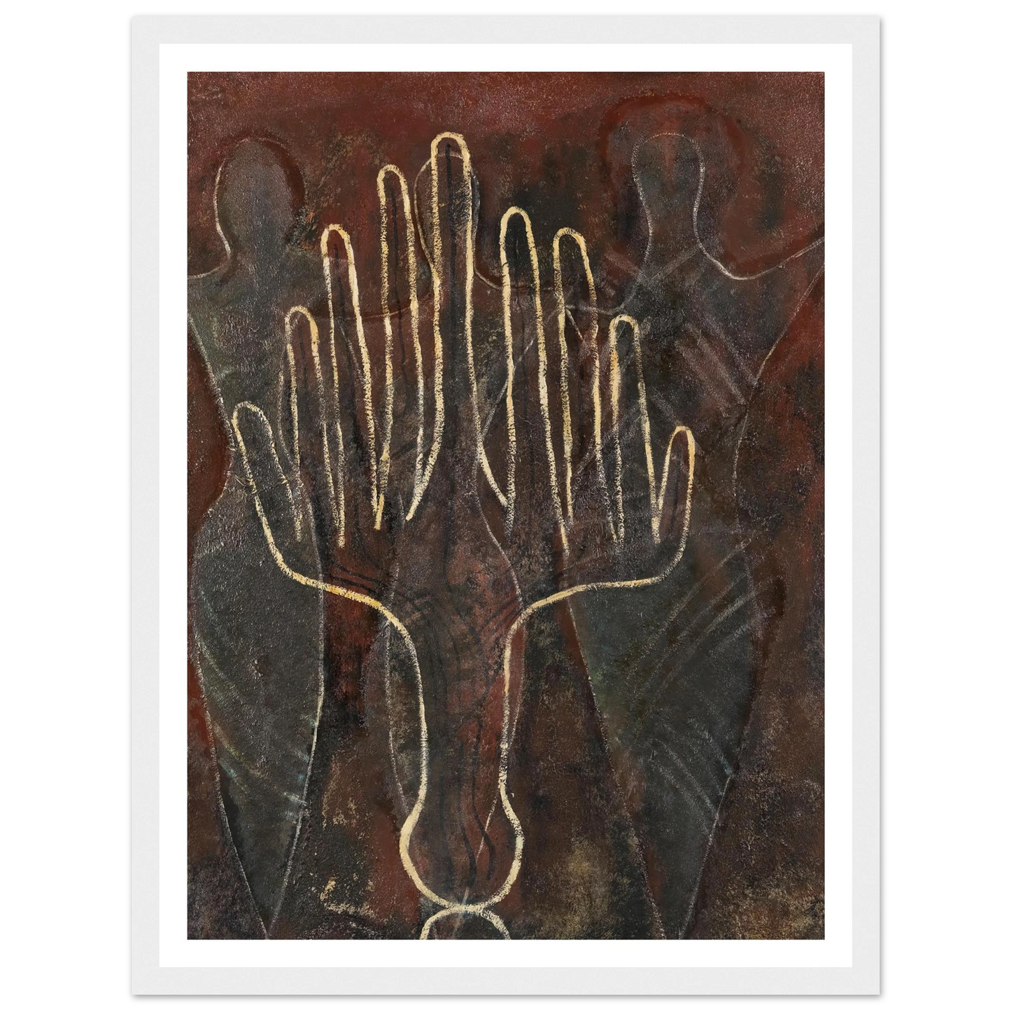 Mains et fantômes (1948) Art Print | Francis Picabia-Quipham Collections