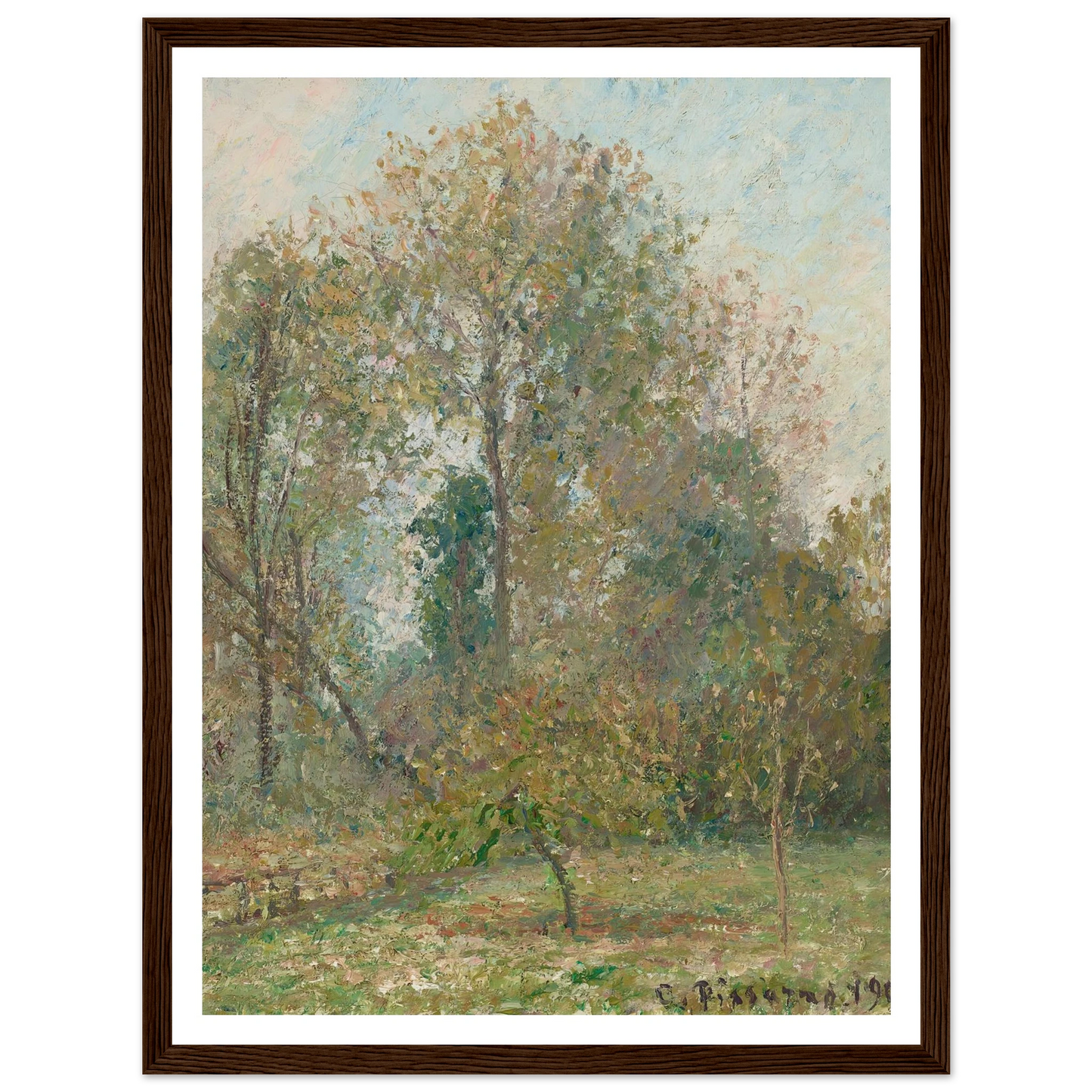 Gelée blanche à Eragny (1902) Art Print | Camille Pissarro-Quipham Collections