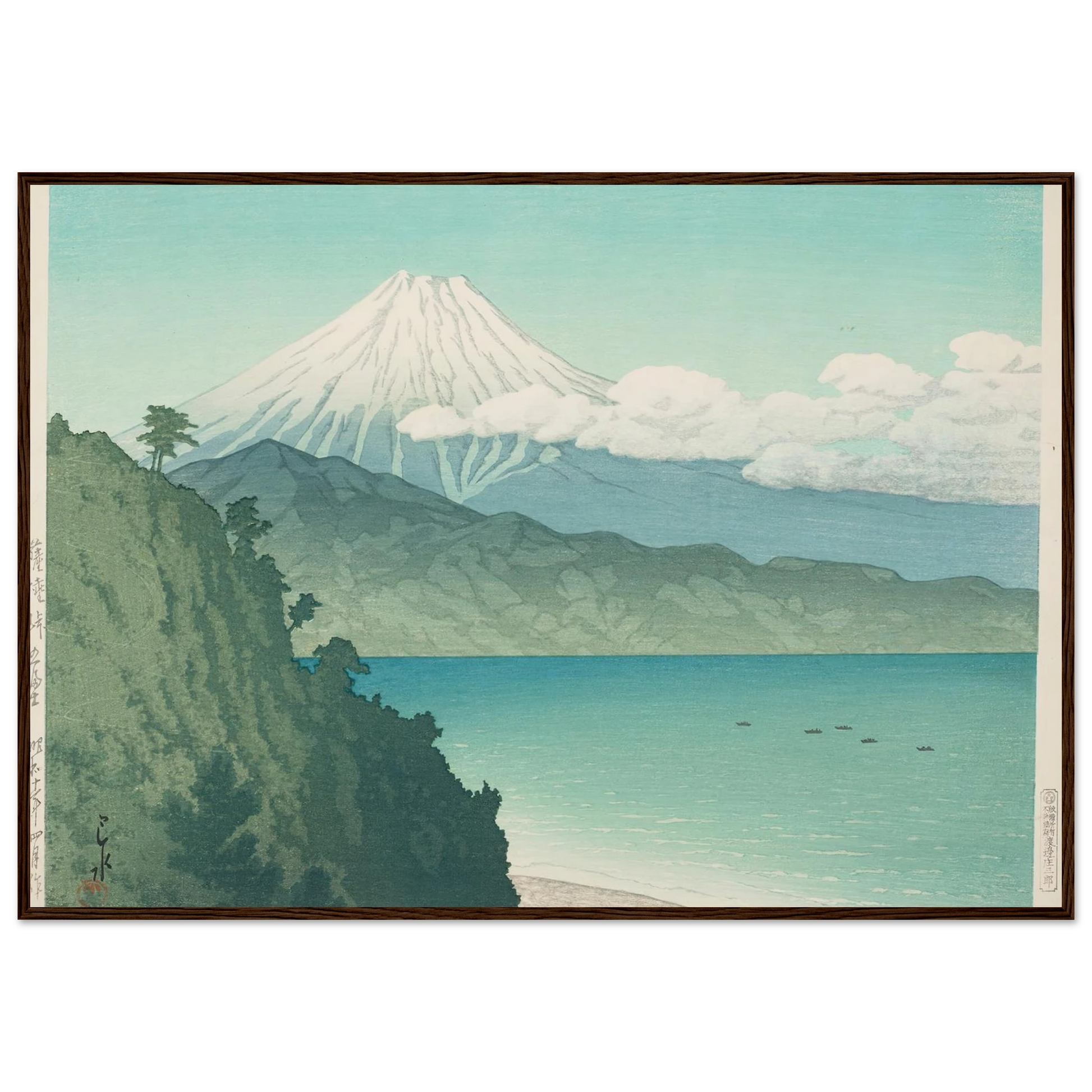 Satta toge no Fuji (Mt Fuji from Satta Pass) (1935) Art Print | Kawase Hasui-Quipham Collections