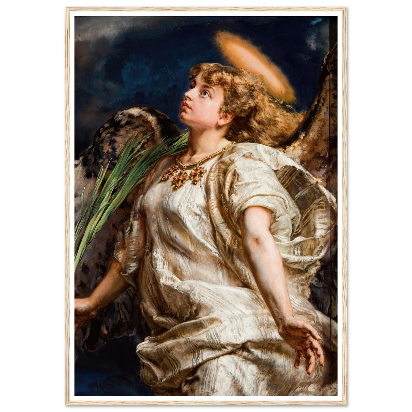 Song – study for the painting of Joan of Arc (1886) Art Print | Jan Matejko-Quipham Collections
