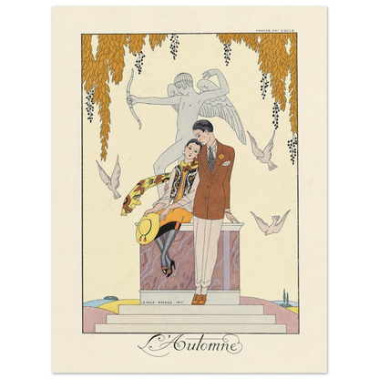 L’Automne (Autumn) (1922–1926) Art Print | George Barbier-Quipham Collections