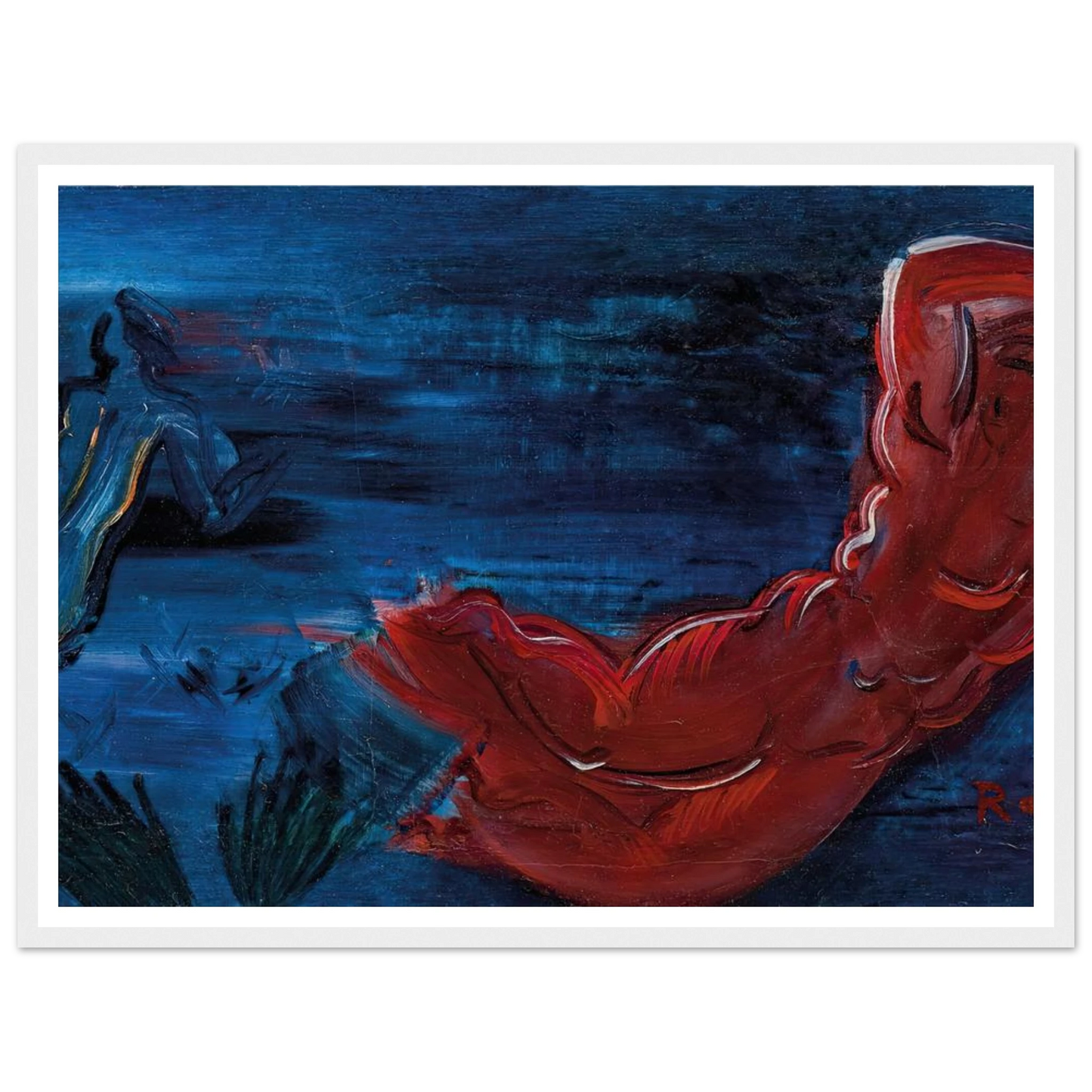 Naïade rouge (1926-30) Art Print | Raoul Dufy-Quipham Collections