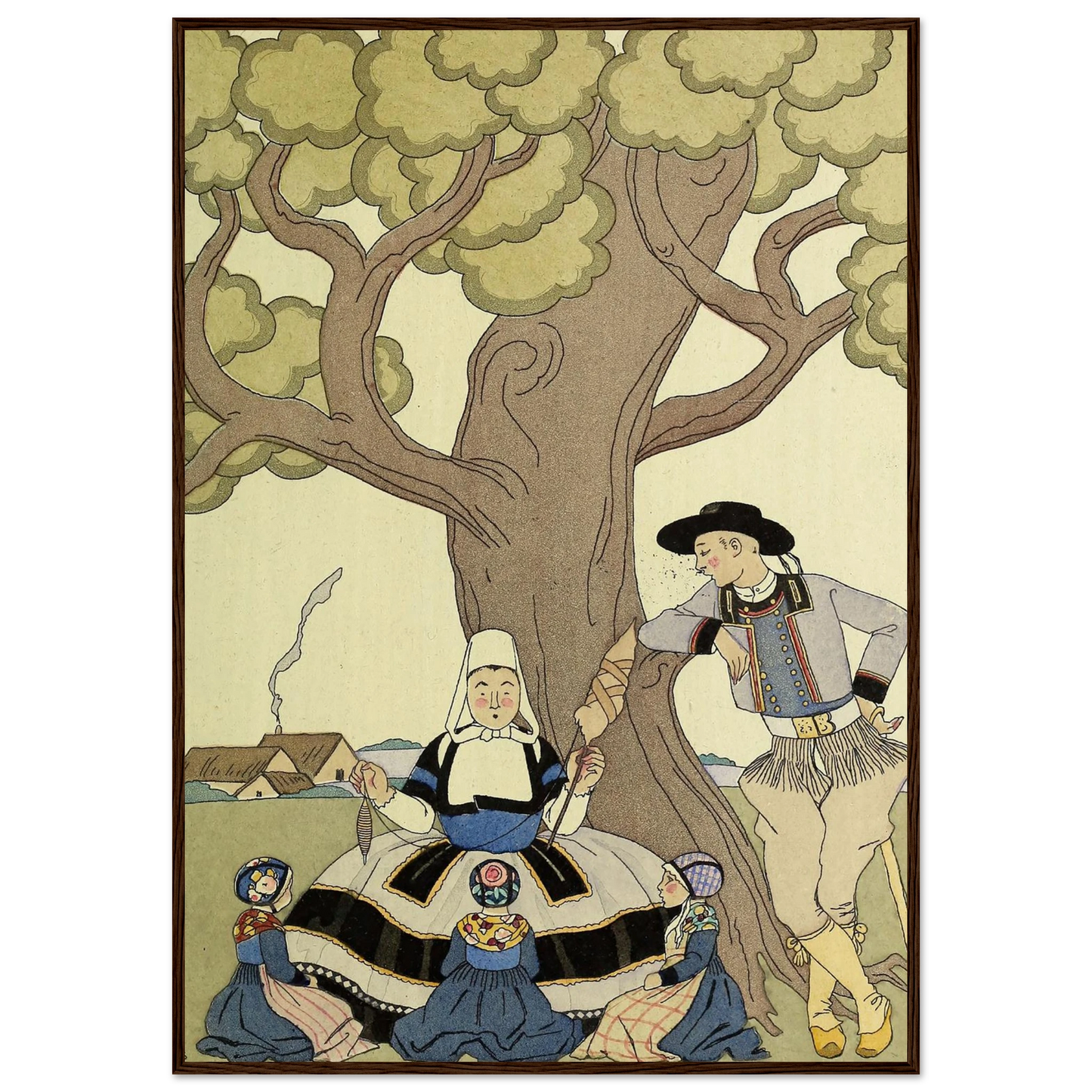 Falbalas et fanfreluches, Il était une fois (1925) Art Print | George Barbier-Quipham Collections