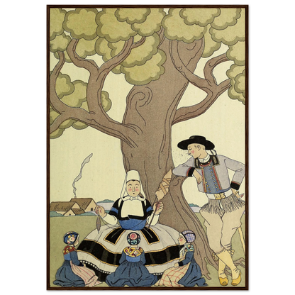Falbalas et fanfreluches, Il était une fois (1925) Art Print | George Barbier-Quipham Collections