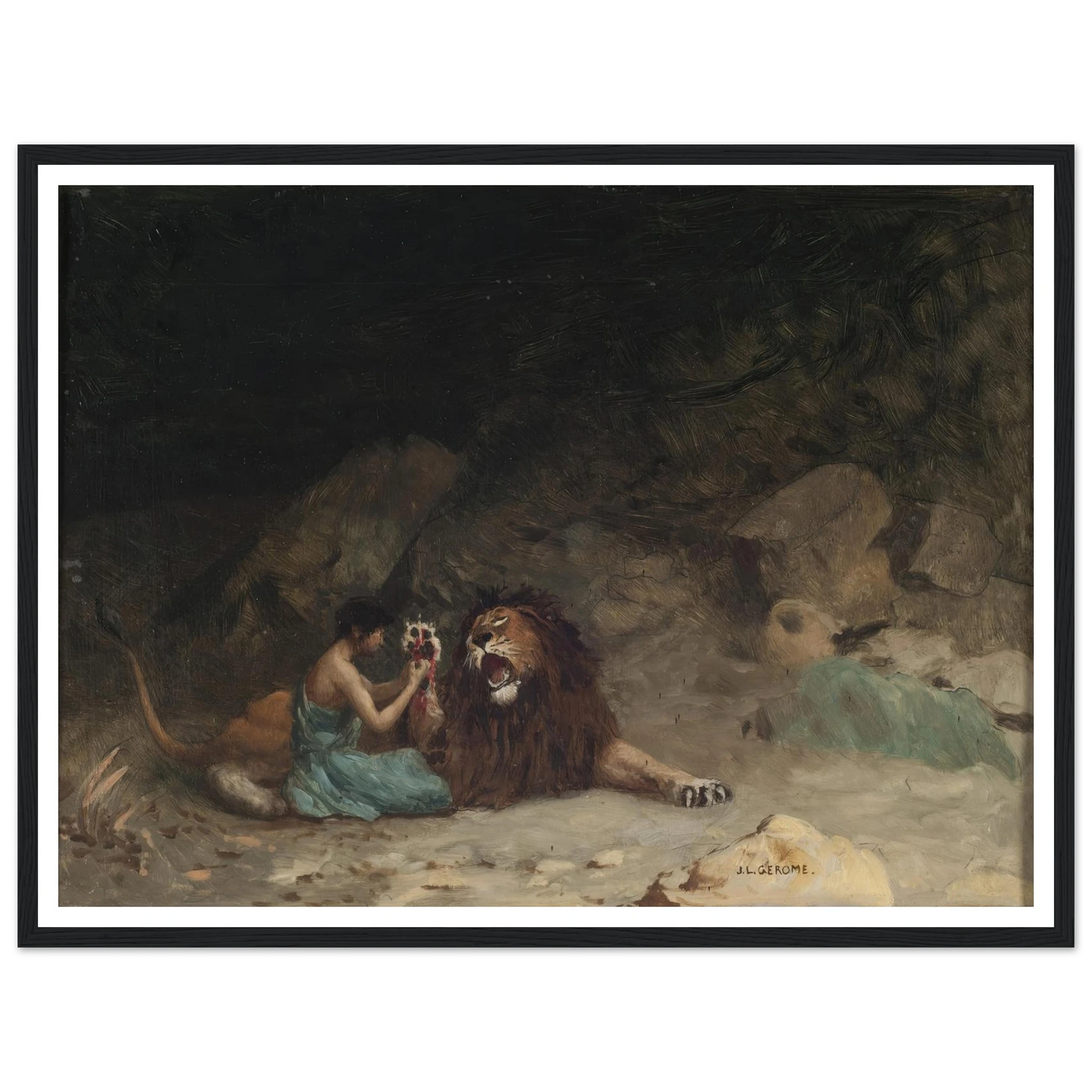 Androcles (circa 1902) Art Print | Jean Leon Gerome-Quipham Collections