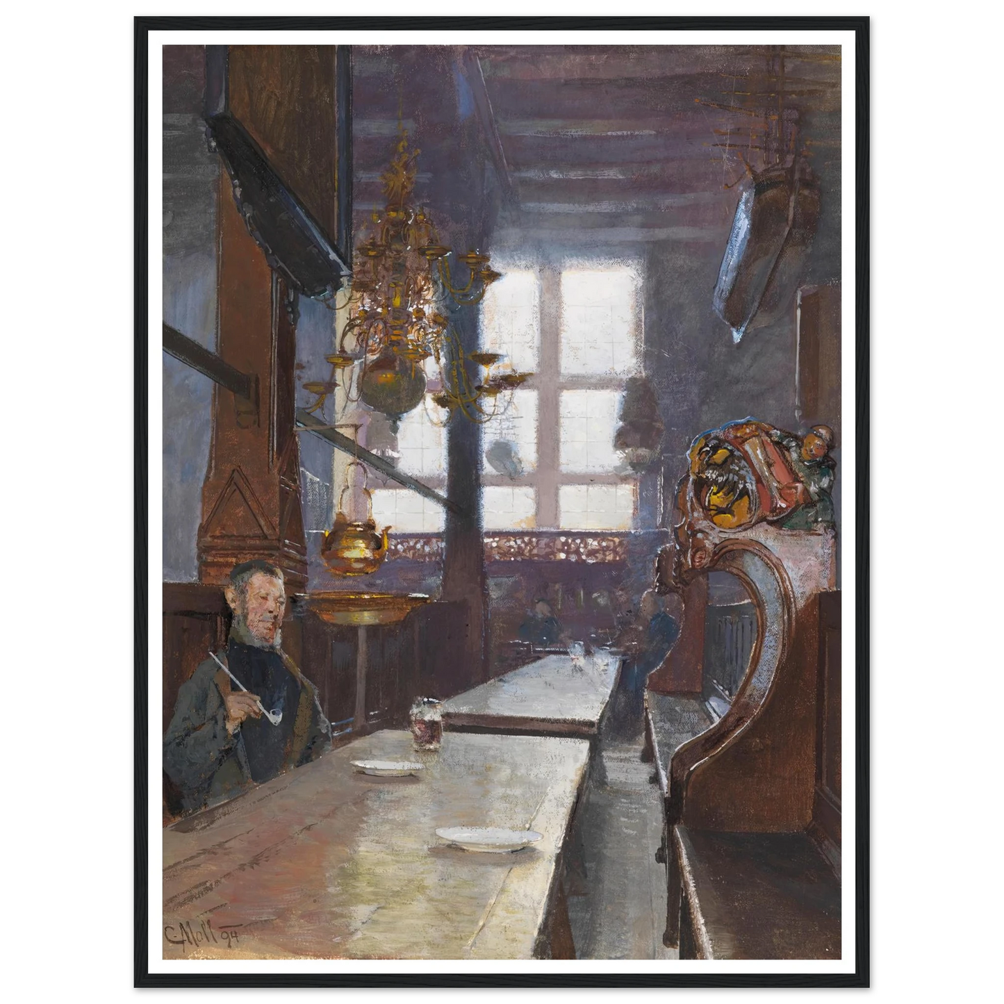 Schifferhaus in Lübeck (1894) Art Print | Carl Moll-Quipham Collections
