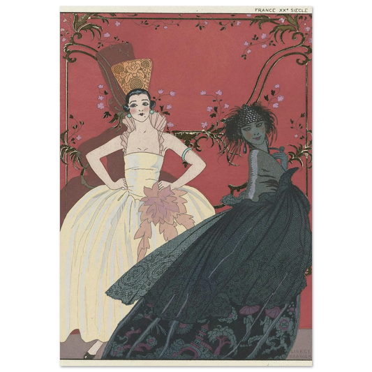 Le Jour et la Nuit (1922) Art Print | George Barbier-Quipham Collections