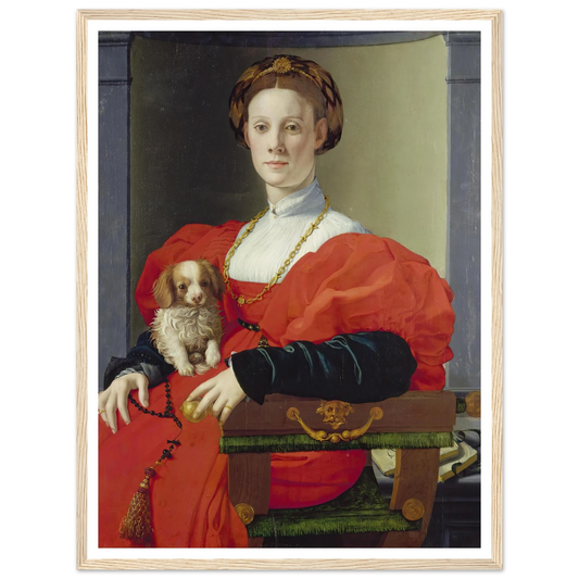Portrait of a Lady in Red (Francesca Salviati) (ca. 1533) Art Print | Agnolo Bronzino-Quipham Collections