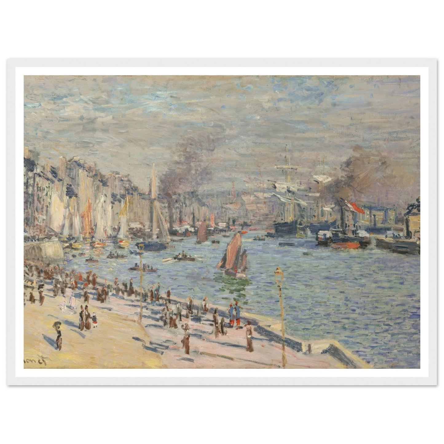Port of Le Havre (1874) Art Print | Claude Monet-Quipham Collections
