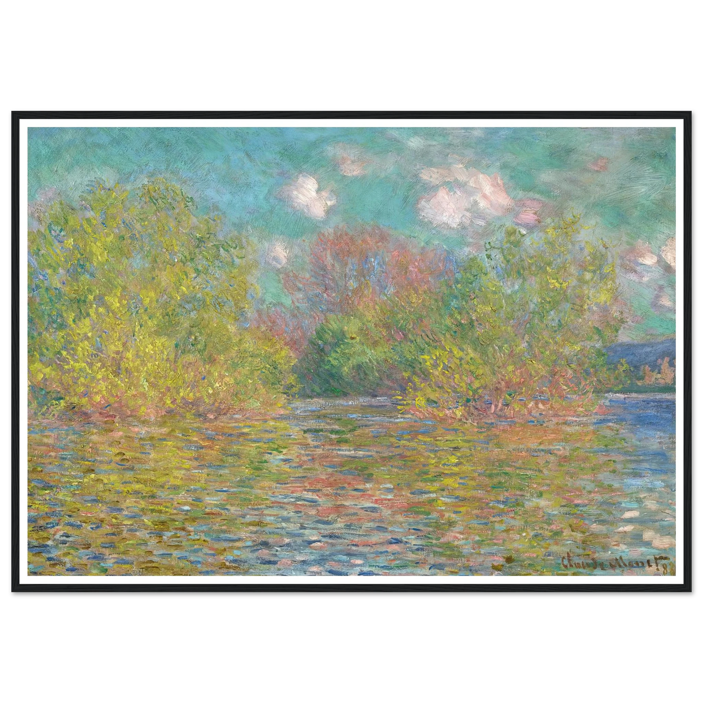 La Seine près de Giverny (1888) Art Print | Claude Monet-Quipham Collections