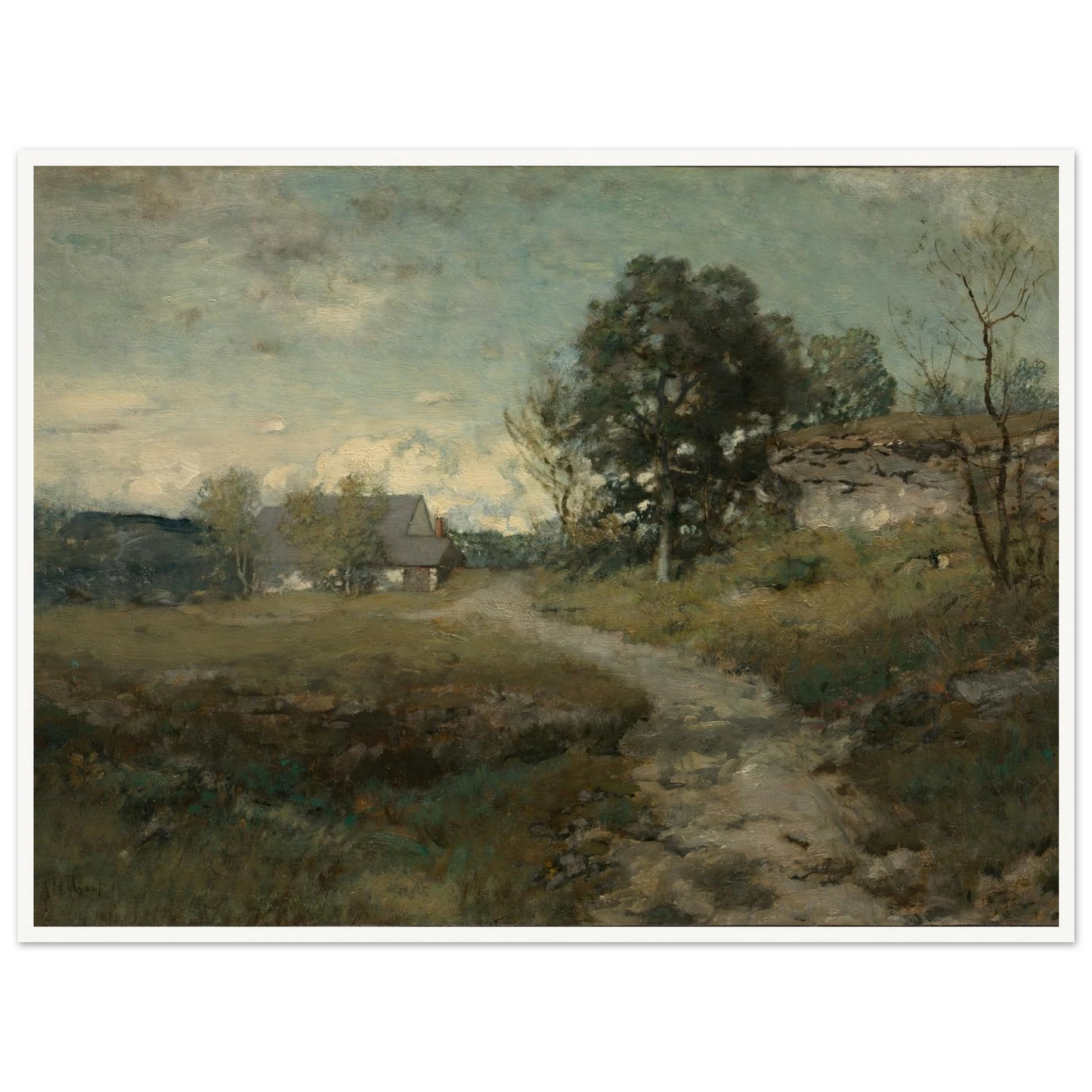 Arkville Landscape (1880s) Art Print | Alexander Helwig Wyant-Quipham Collections
