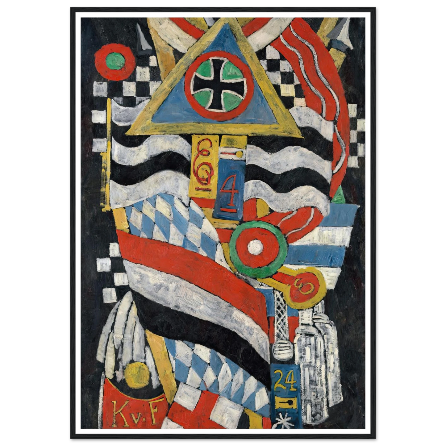 Portrait of a German Officer (1914) Art Print | Marsden Hartley-Quipham Collections