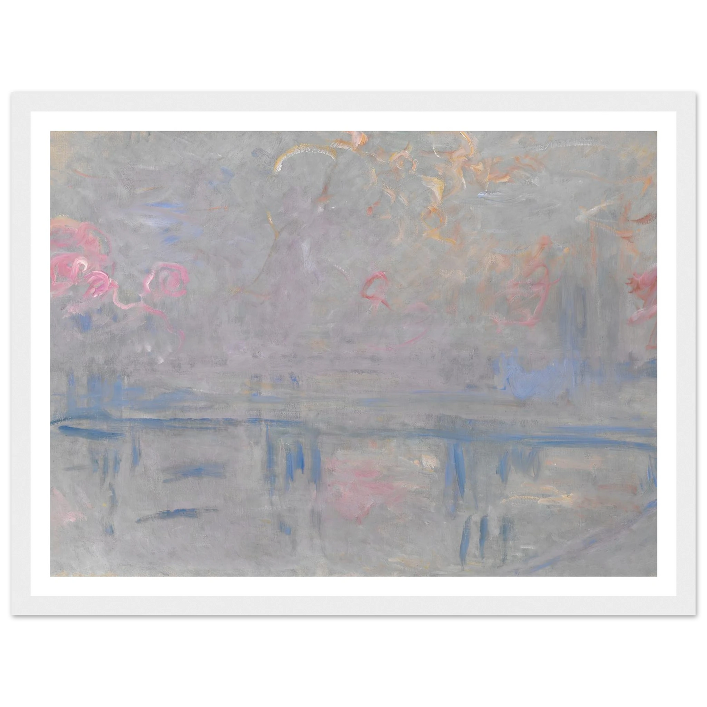 Charing Cross Bridge (1900) Art Print | Claude Monet-Quipham Collections