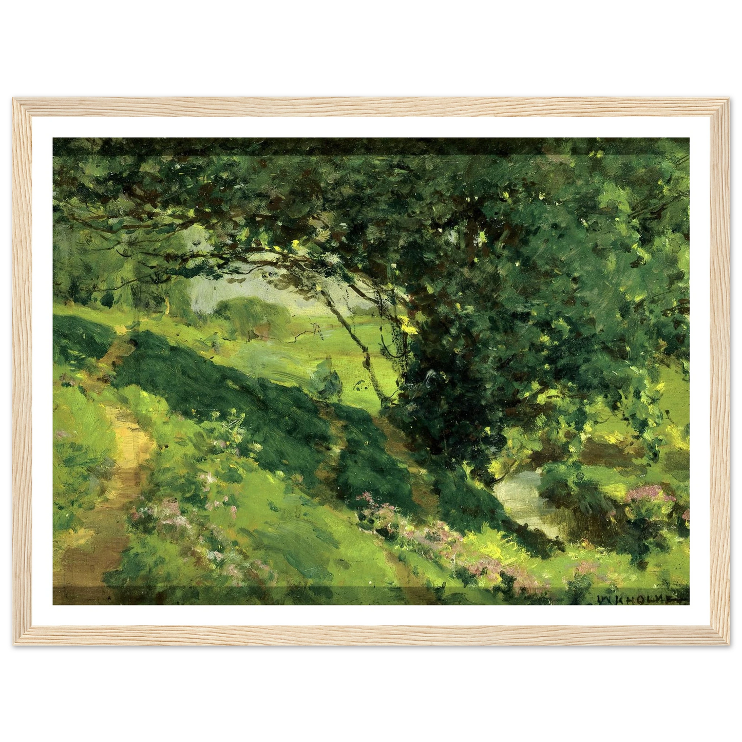 Original Sketch Of ‘the Wanderlusters’ Rest’ (ca. 1915) Art Print | William Henry Holmes-Quipham Collections