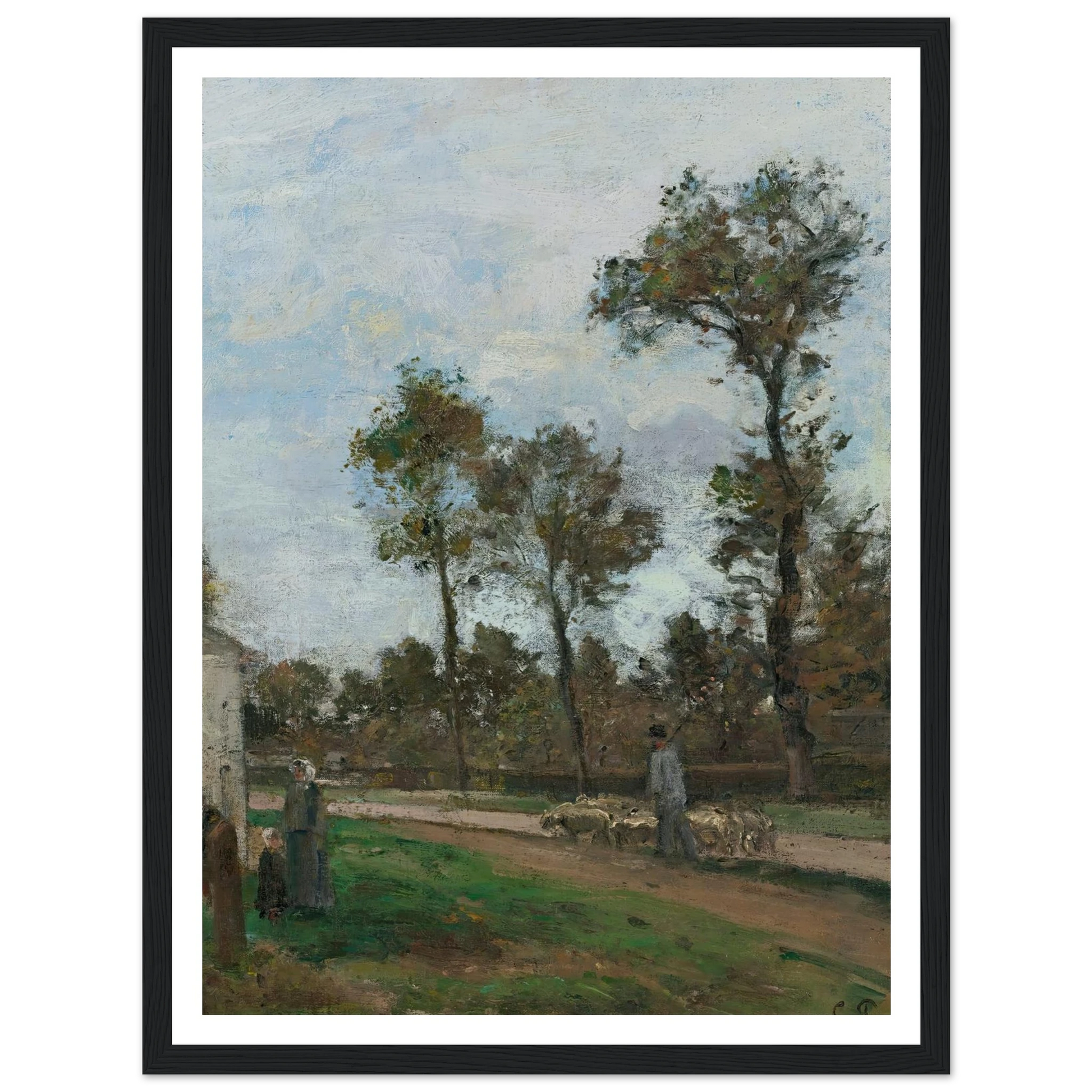 Route À Louveciennes (circa 1870) Art Print | Camille Pissarro-Quipham Collections