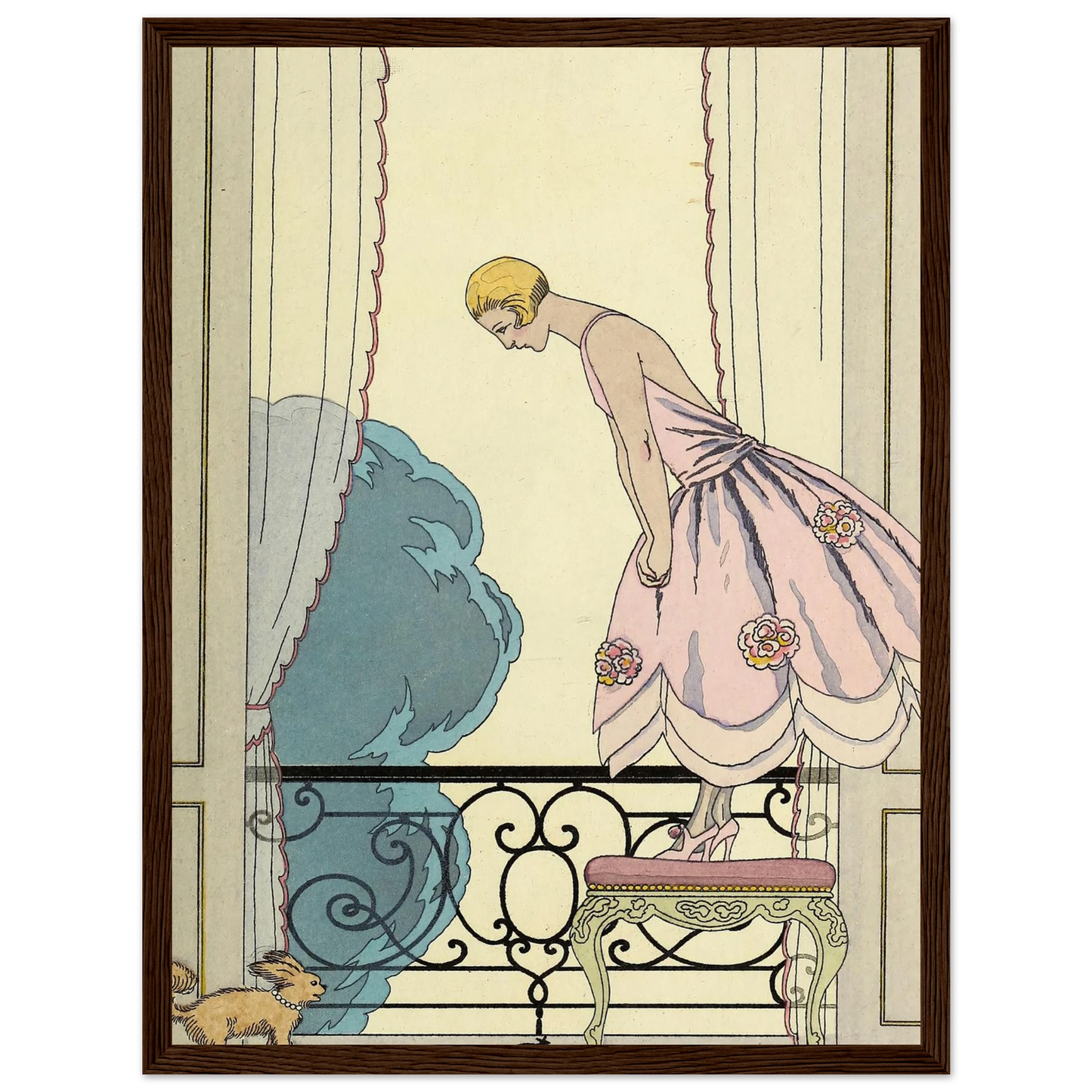 Falbalas et fanfreluches, La Souris (1925) Art Print | George Barbier-Quipham Collections