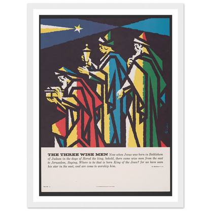 The three wise men (1962) Art Print | Joseph Binder-Quipham Collections