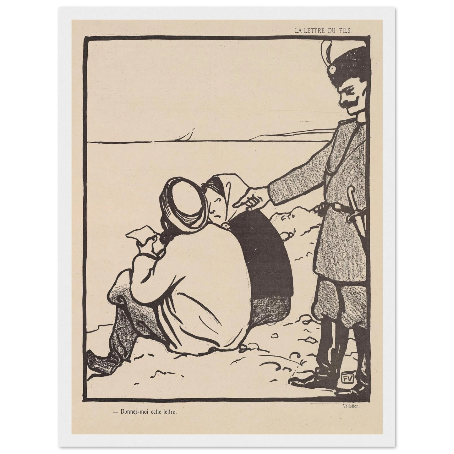 6 juin 1903 Art Print | Felix Vallotton-Quipham Collections