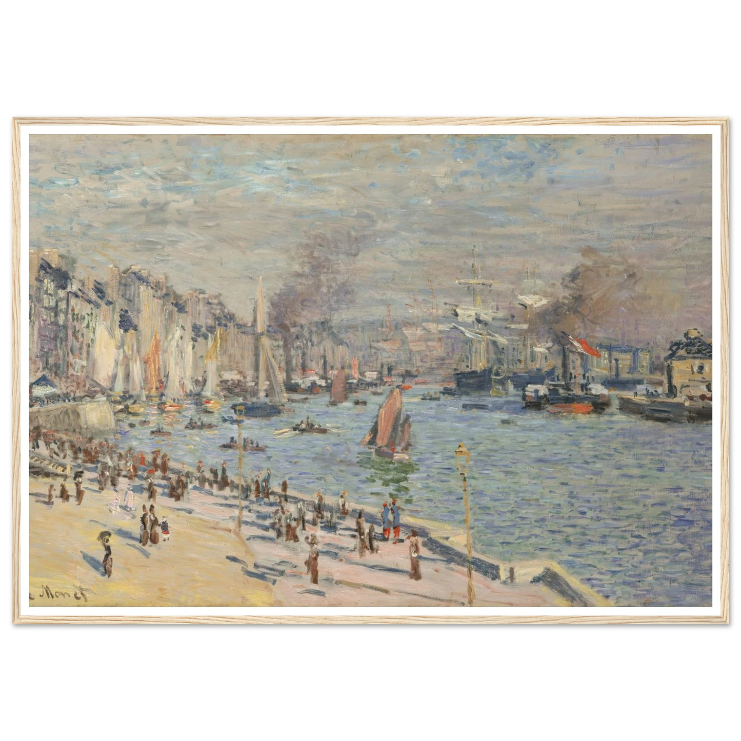 Port of Le Havre (1874) Art Print | Claude Monet-Quipham Collections