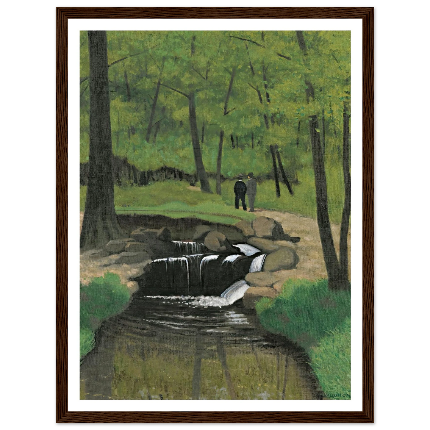The Woods Of Boulogne (1921) Art Print | Felix Vallotton-Quipham Collections