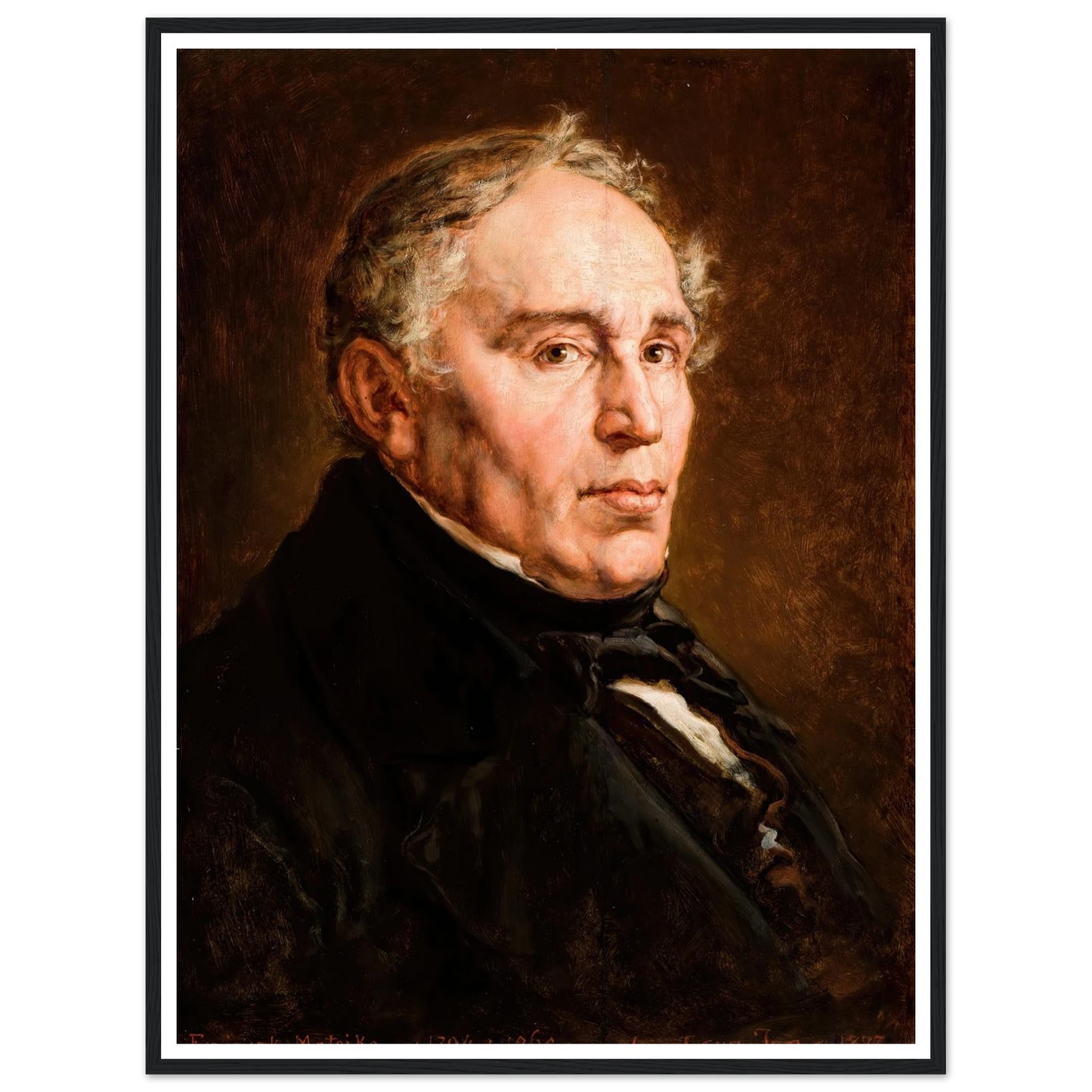 Portrait of Franciszek Matejko, Artist’s Father. (1877) Art Print | Jan Matejko-Quipham Collections