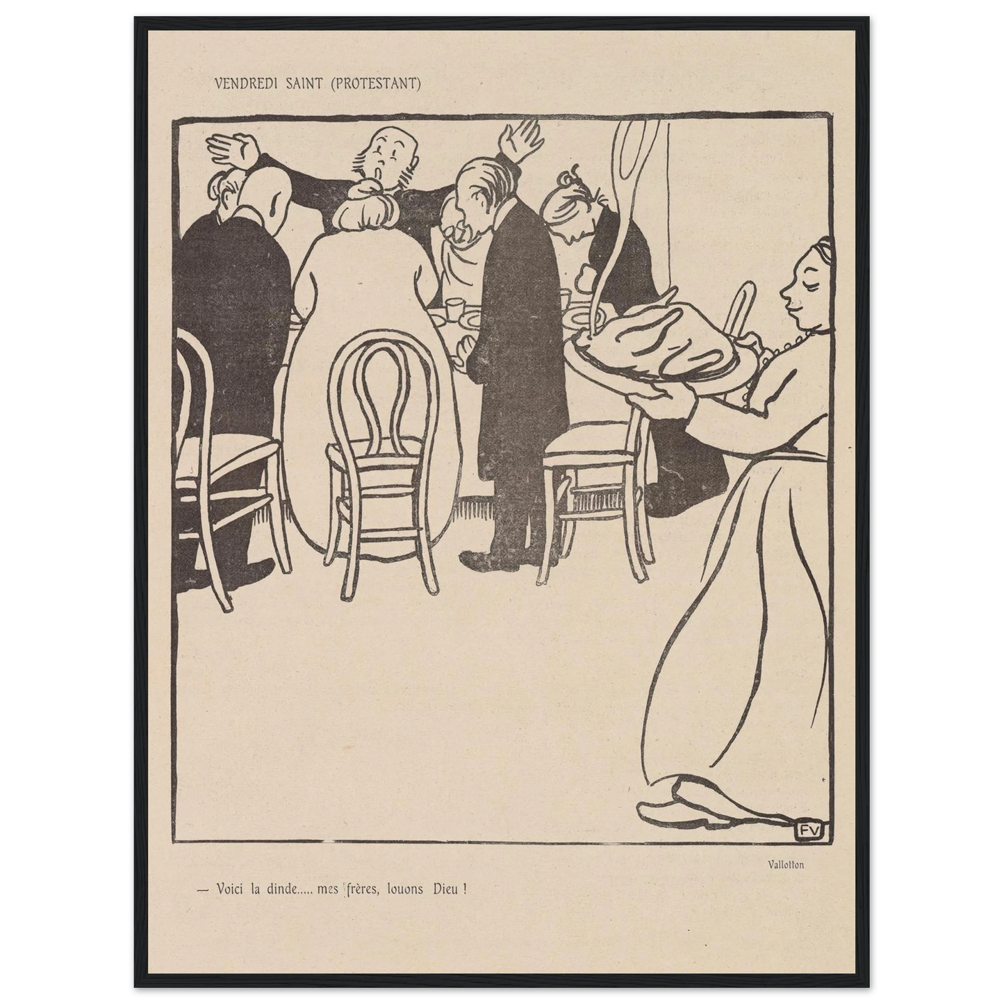 17 avril 1903 Art Print | Felix Vallotton-Quipham Collections