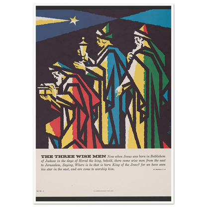 The three wise men (1962) Art Print | Joseph Binder-Quipham Collections