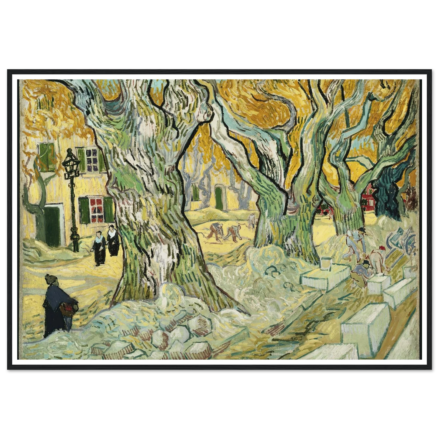 The Road Menders Art Print | Vincent van Gogh-Quipham Collections
