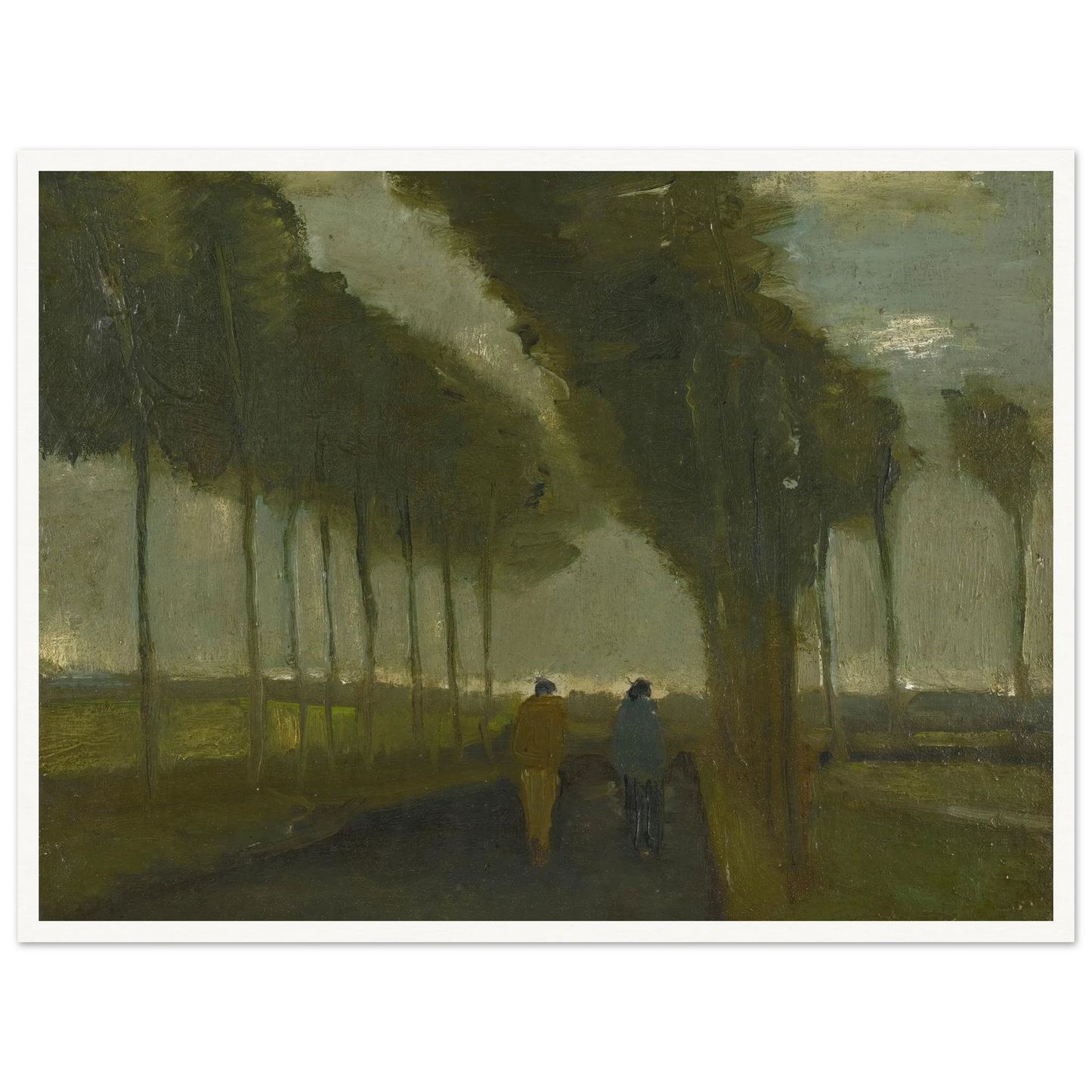 L’allée Aux Deux Promeneurs (1883) Art Print | Vincent van Gogh-Quipham Collections