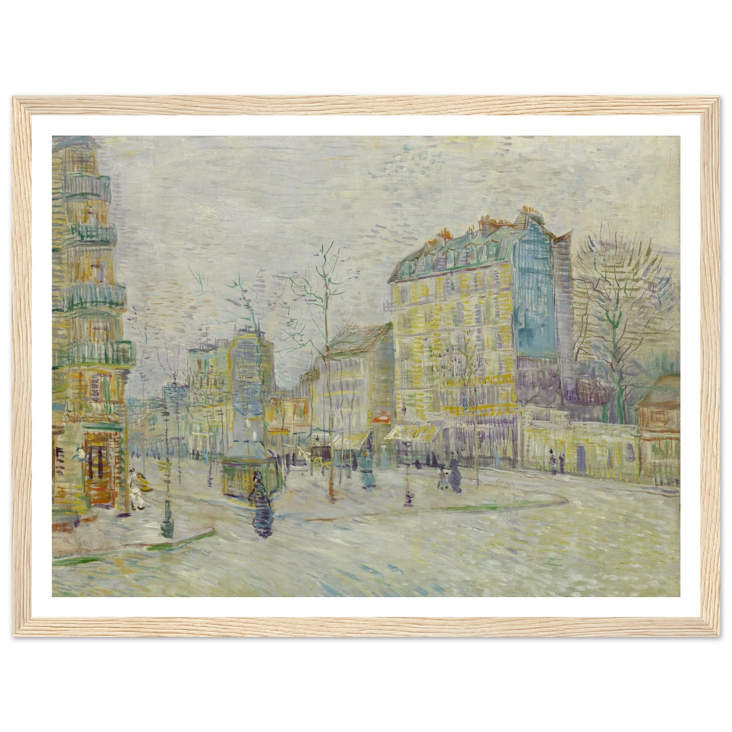 Boulevard de Clichy (1887) Art Print | Vincent van Gogh-Quipham Collections