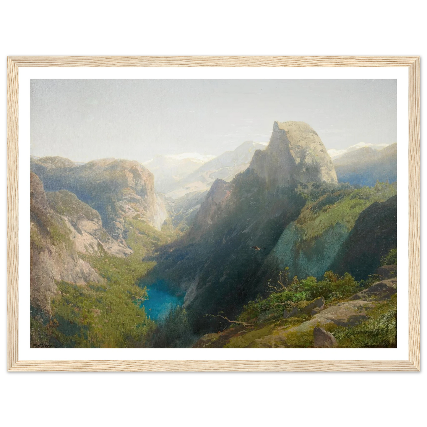 Mirror Lake, Yosemite (1874-1875) Art Print | Hermann Ottomar Herzog-Quipham Collections