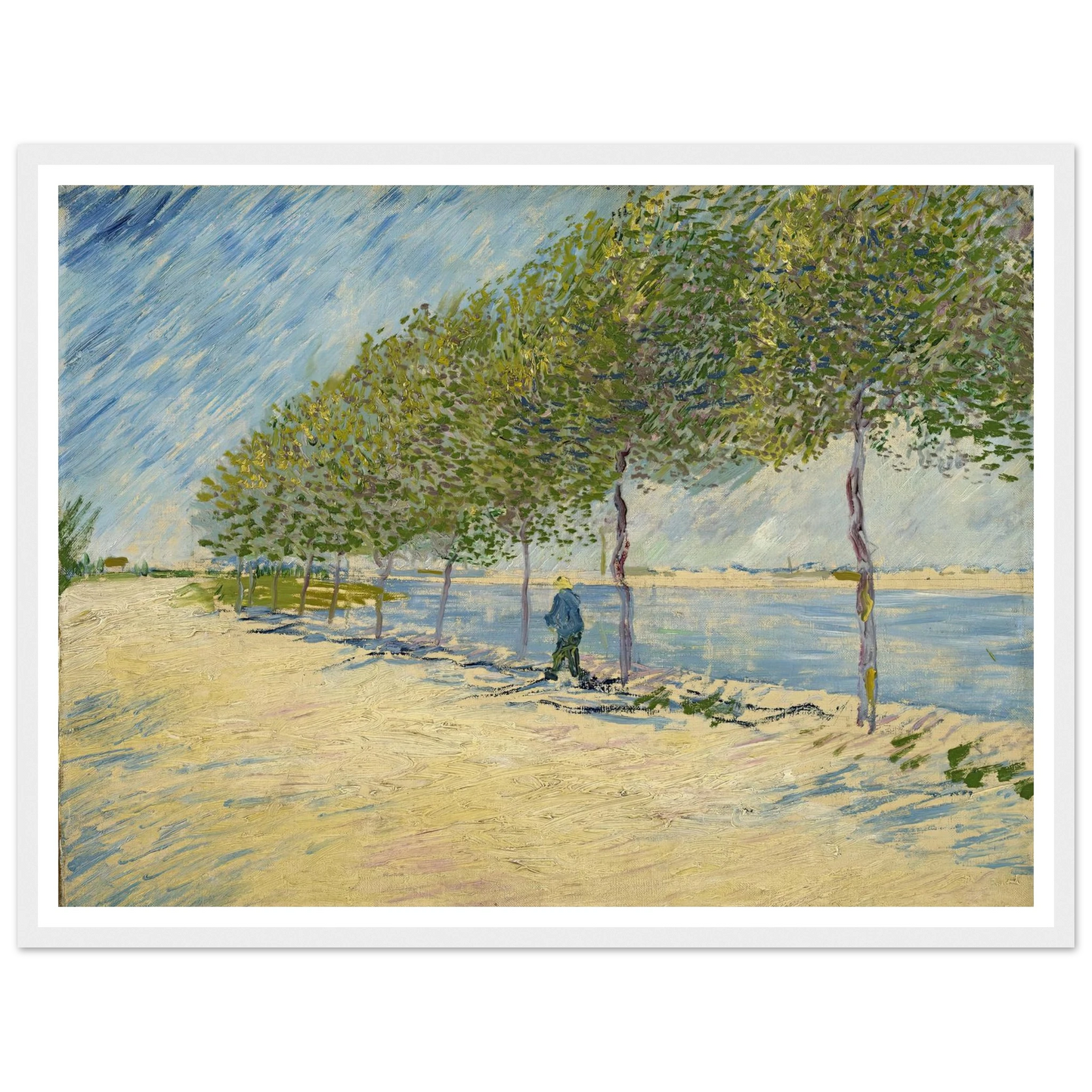 Along the Seine (1887) Art Print | Vincent van Gogh-Quipham Collections