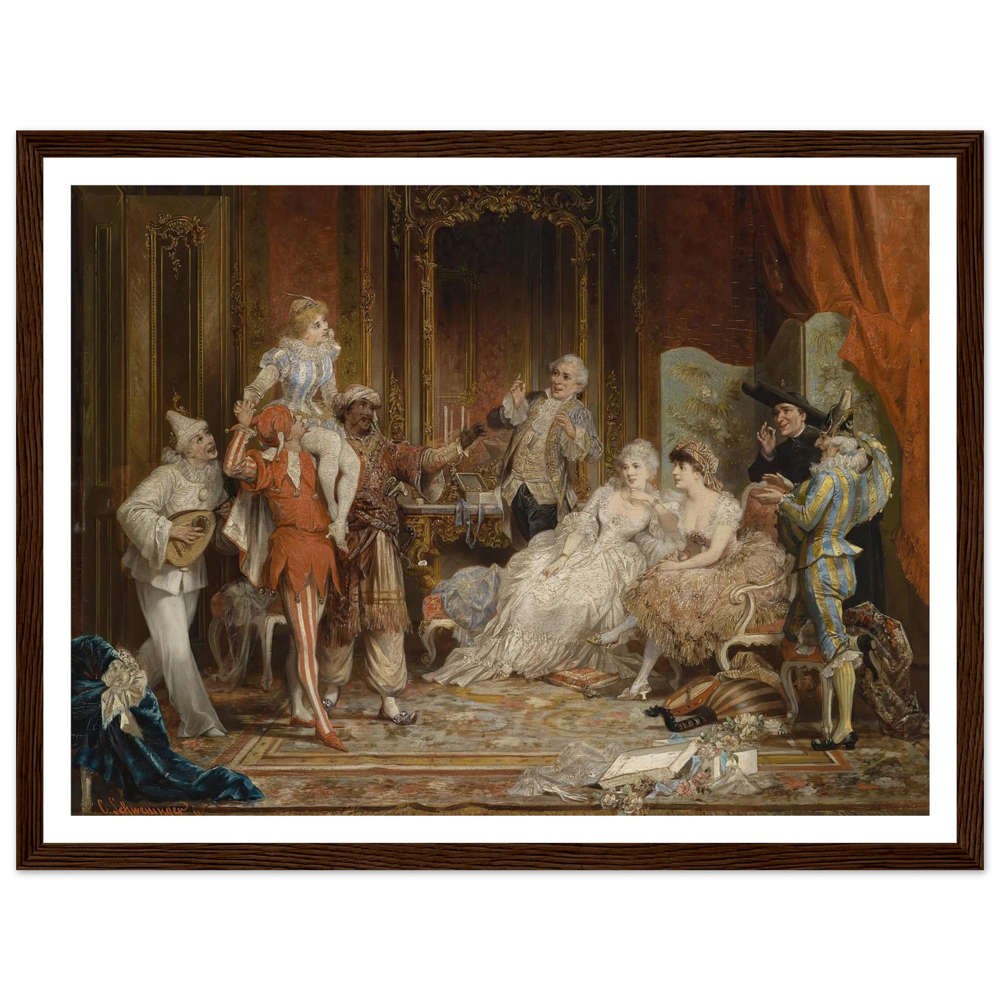 Karneval Art Print | Carl Schweninger Jr-Quipham Collections