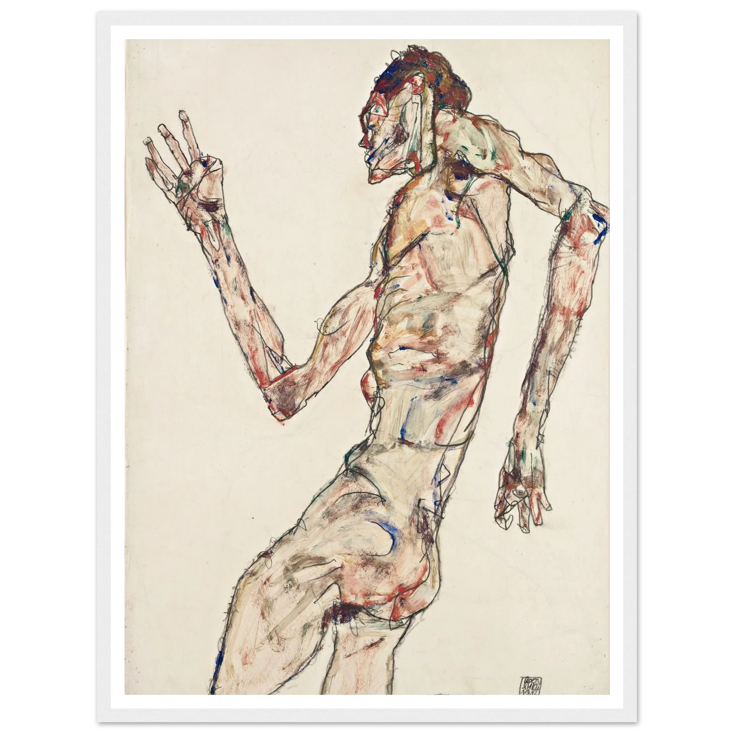 The Dancer (1913) Art Print | Egon Schiele-Quipham Collections