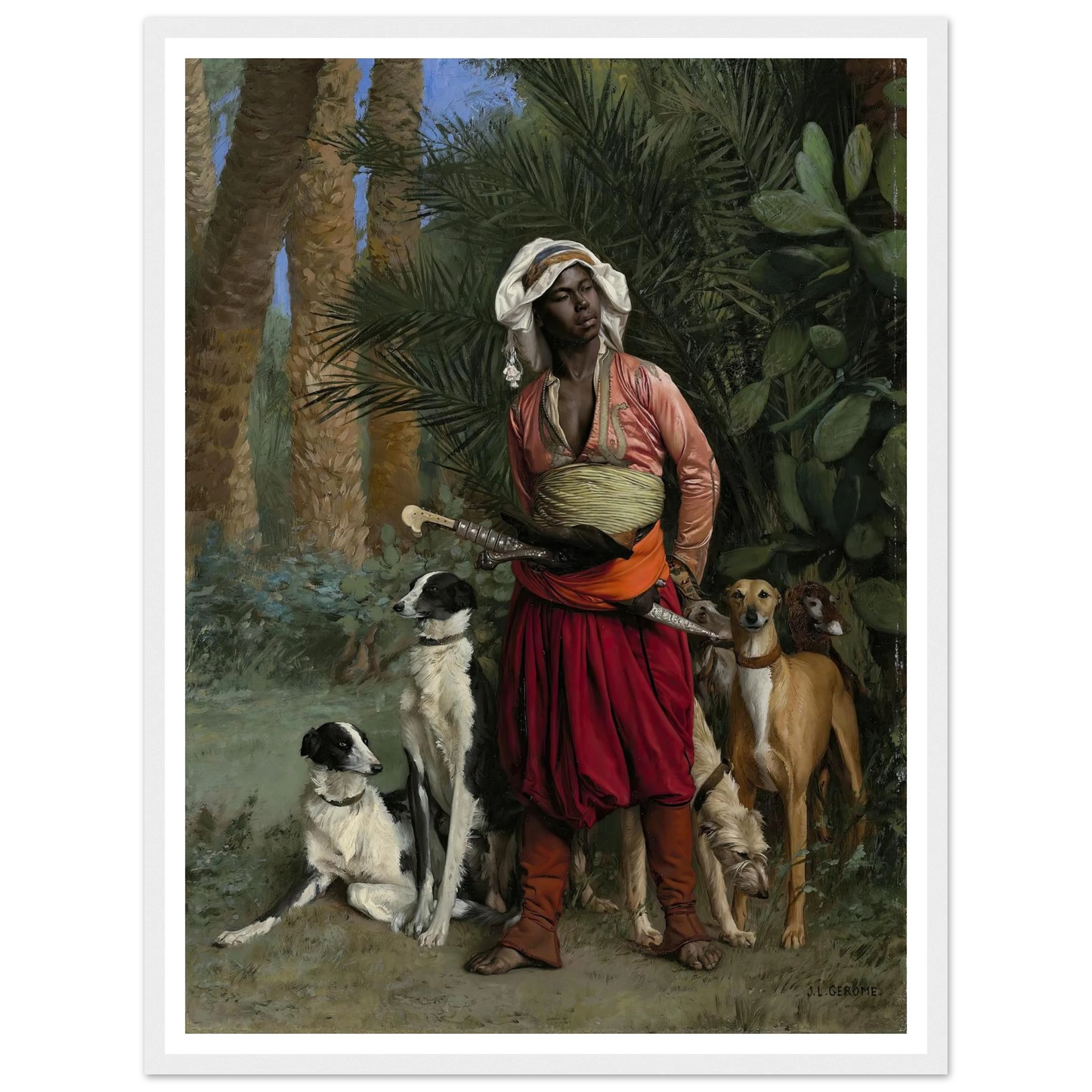 Master of the Hounds (1871) Art Print | Jean Leon Gerome-Quipham Collections