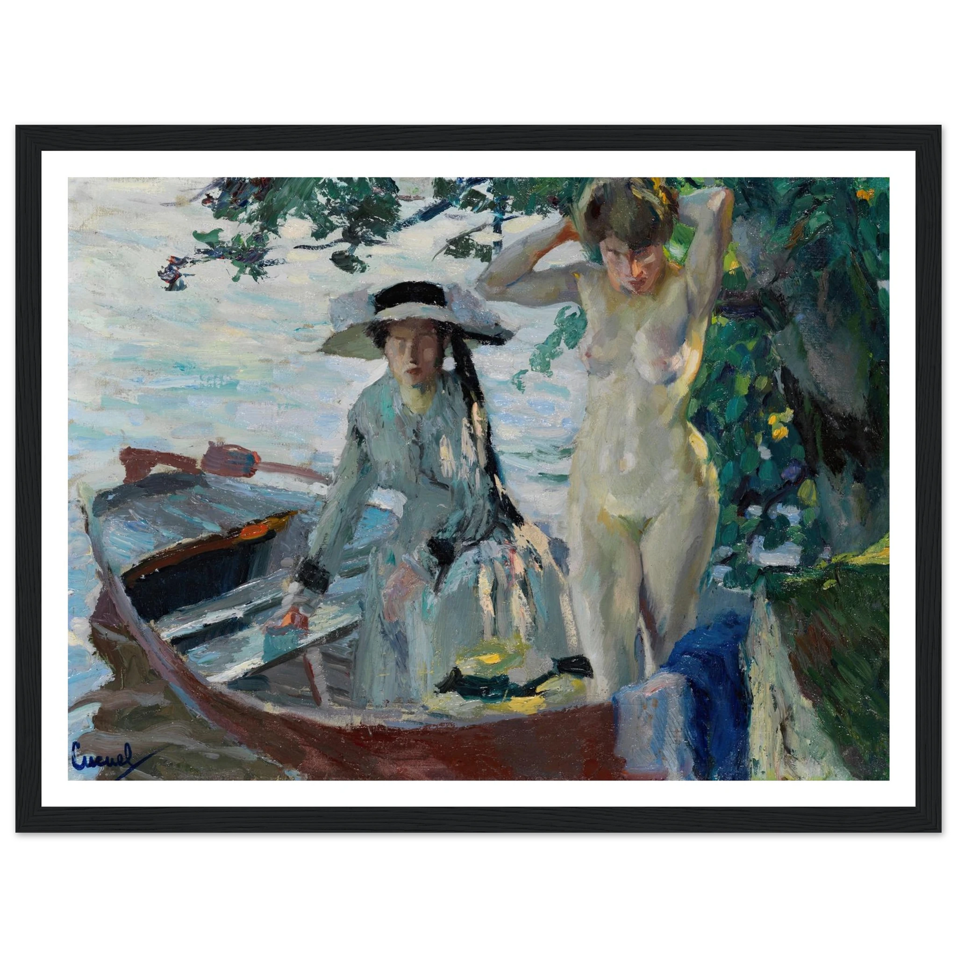 Après le bain (1911-12) Art Print | Edward Cucue-Quipham Collections
