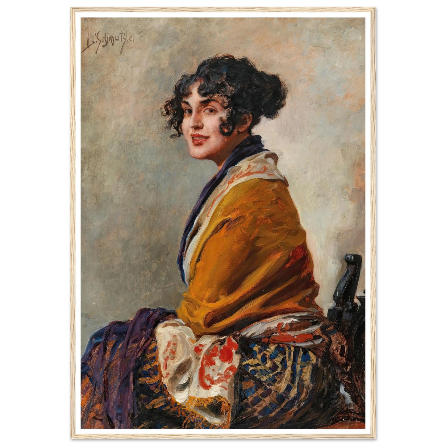 Portrait Lili Marberg Art Print | Leopold Schmutzler-Quipham Collections