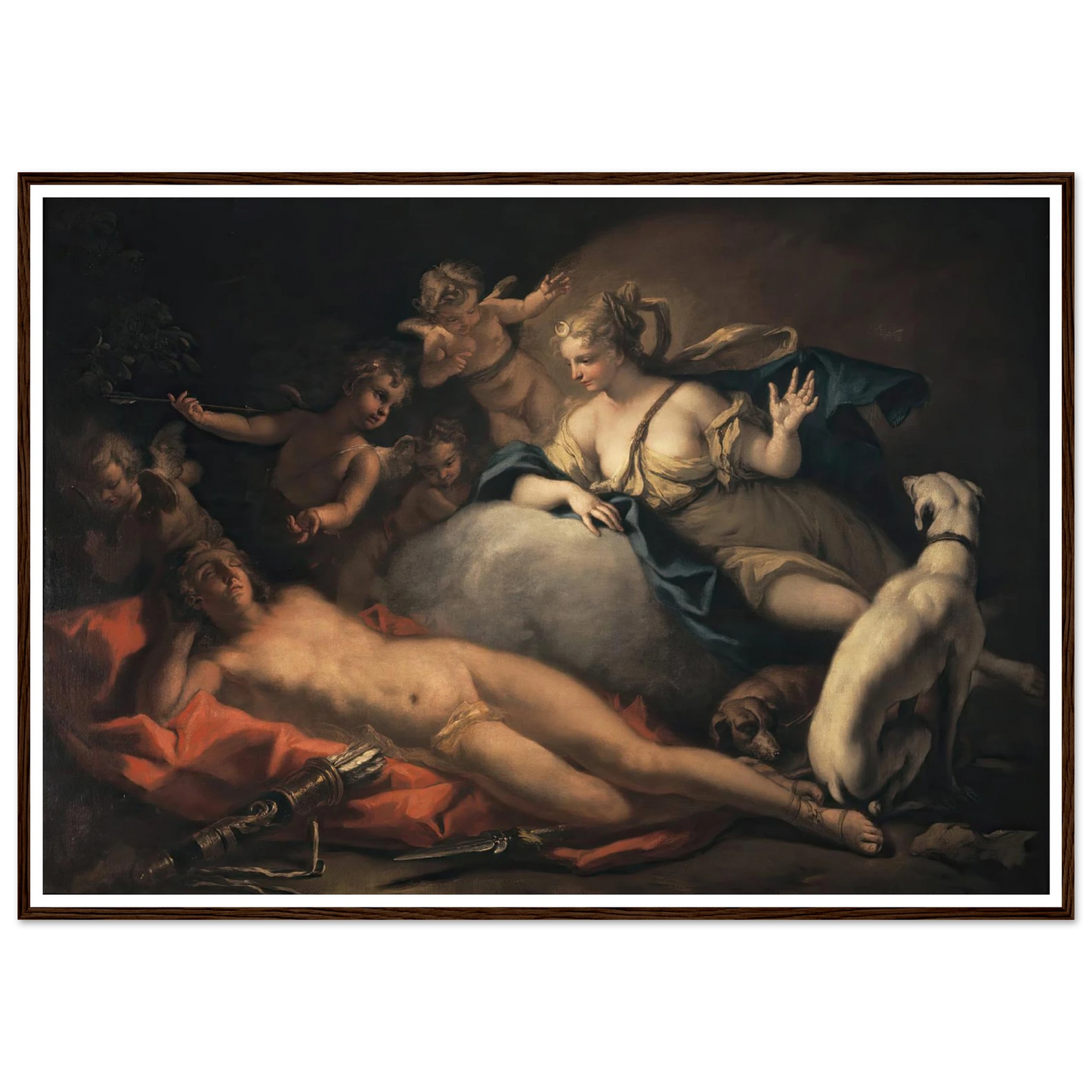 Diana and Endymion Art Print | Sebastiano Ricci-Quipham Collections